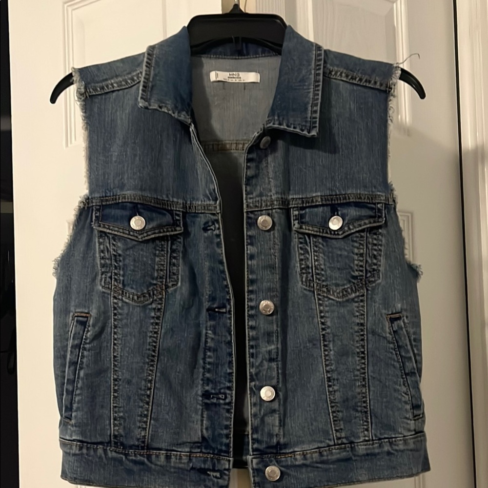 MNG JEANS  Denim Sleeveless Vest